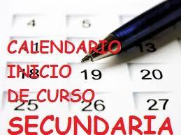 calendario-inicio-curso-secundaria