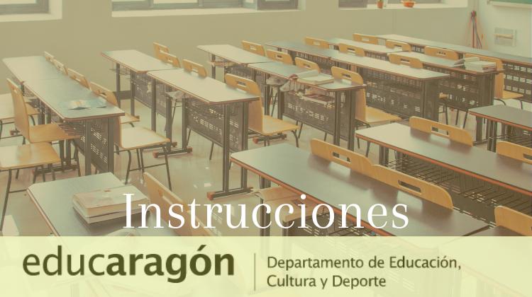 intrucciones-de-educación-aragón